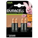 Pila Recargable HR-03 AAA-DC2400 750mAh de Duracell