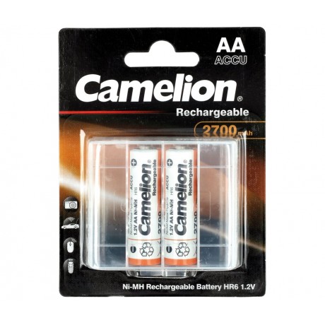Pila Recargable AA 1,2V/2700mAh NI-MH de Camelion