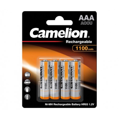 Pila Recargable AAA 1,2V/1100mAh NI-MH de Camelion