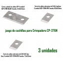 Juego de Cuchillas de repuesto 5CP-376N para Crimpadora CP-376N de Proskit