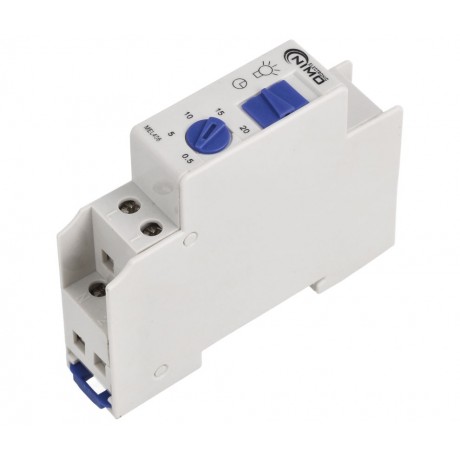 MEL406 - Temporizador para escalera carril DIN de 0,5 a 20 minutos