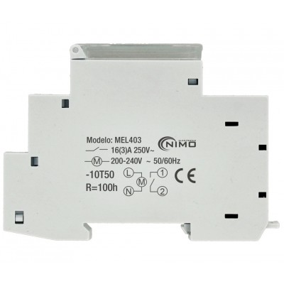 MEL403 - Programador analógico diario para carril DIN