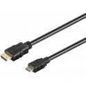 Conexión HDMI macho a Mini HDMI macho Hi-Speed (1.4), 1m - WIR434