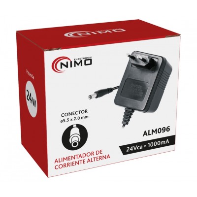 Alimentador Corriente Alterna 24Vca/1000mA 220Vca - ALM096