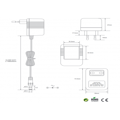 Alimentador Regulable Universal 12..24Vcc/72W - ALM073