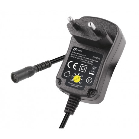 Alimentador Regulable Manual 3..12Vcc/7W - ALM066
