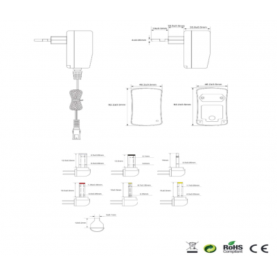 Alimentador Regulable Manual 3..12Vcc/27W - ALM143