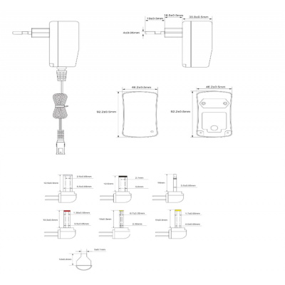 Alimentador Regulable Manual 9..24Vcc/24W/1.000mA - ALM174