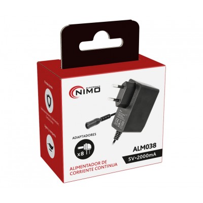 Alimentador 5VCC/2,0A Electrónico Universal - ALM038