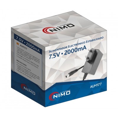 Alimentador Electrónico Universal 7.5VCC/2.0A - ALM177