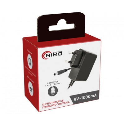 Alimentador 9VCC/1.0A Electrónico Universal - ALM076