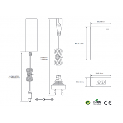 Alimentador Electrónico Universal 12VCC/7A - ALM404