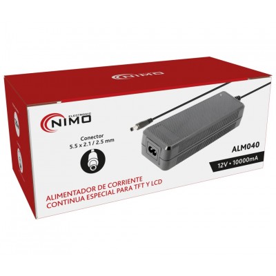 Alimentador 12VCC/10.0A Electrónico Universal - ALM040