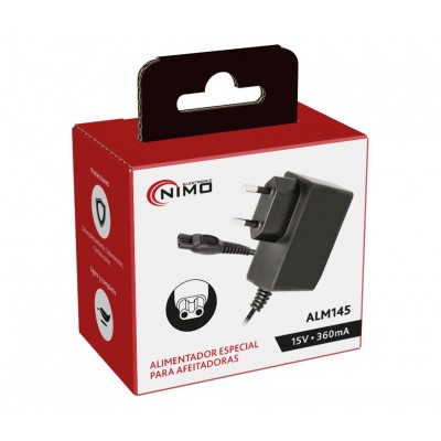 Alimentador para Afeitadoras y Cortapelos 15VCC/360mA - ALM145