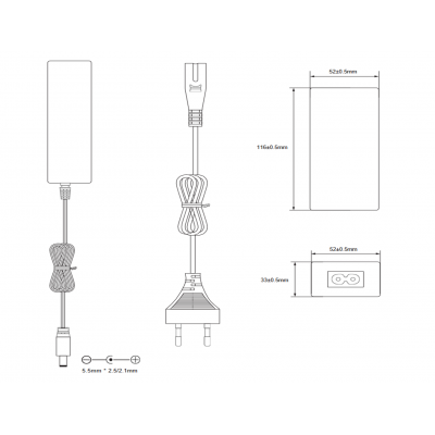 Alimentador Electrónico Universal 29VCC/2.0A - ALM274