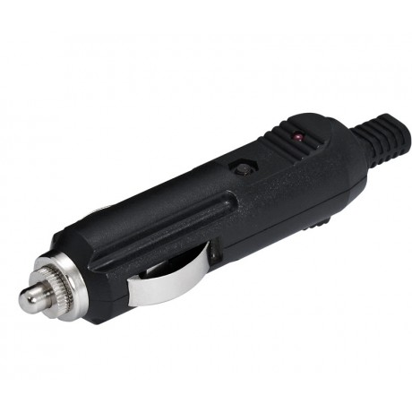 Conector macho de mechero con LED (Bolsa 5 unidades) - CON499