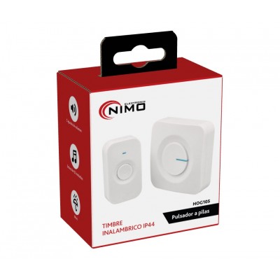 Timbre inalámbrico a pilas IP44 hasta 200m HOG105