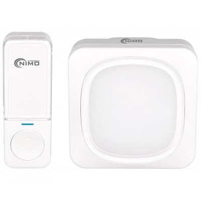 Timbre inalámbrico con luz auto-alimentado IP44 hasta 200m HOG107