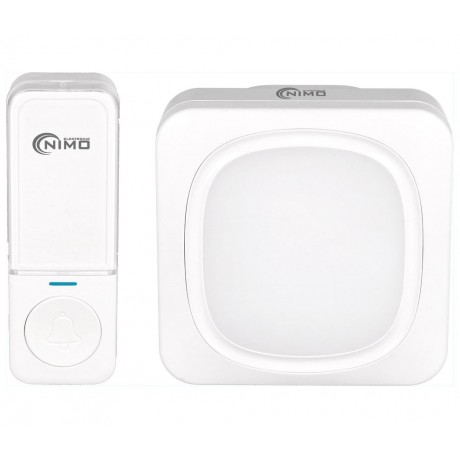 Timbre inalámbrico con luz auto-alimentado IP44 hasta 200m HOG107