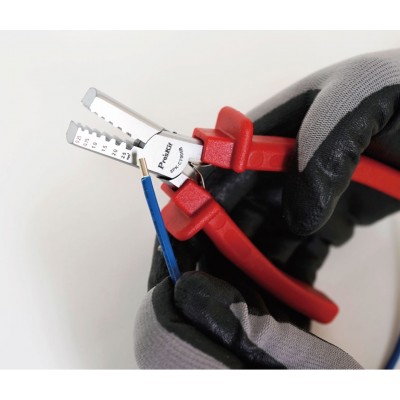 PK-CT005B - Crimpadora de punteras para cables eléctricos de Proskit