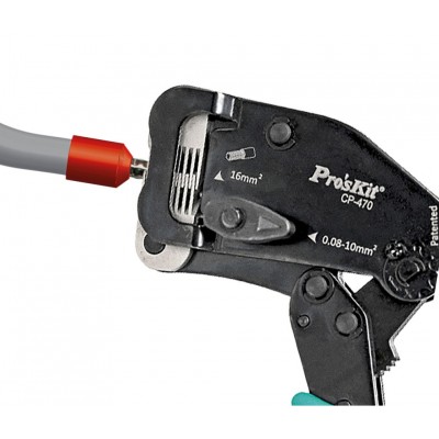 CP-470 - Crimpadora de punteras para cables eléctricos de Proskit