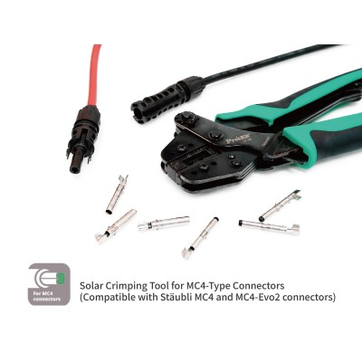 CP-388 Crimpadora para conector placas solares MC4 y MC4 Evo2 de Proskit