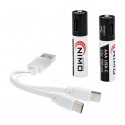Batería de Li-Ion 1,5V AAA recargable por USB-C BAT510