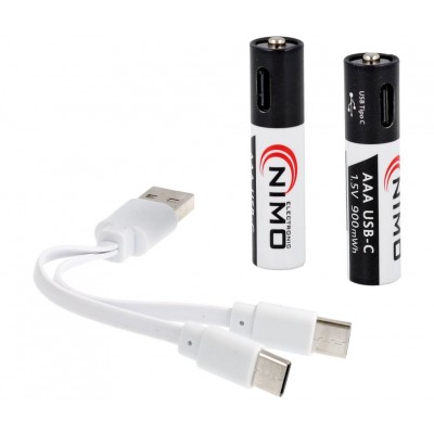 Batería de Li-Ion 1,5V AAA recargable por USB-C BAT510