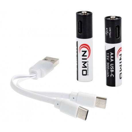 Batería de Li-Ion 1,5V AAA recargable por USB-C BAT510