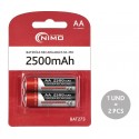 Batería recargable AA 1,2V/2500mAh NI-MH BAT273