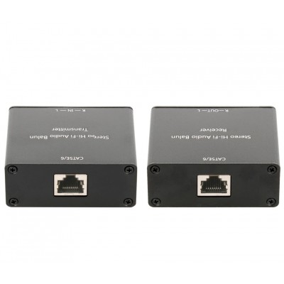 Extensor de audio estéreo hasta 1000m por cable UTP Cat5E/6 - ACTV139