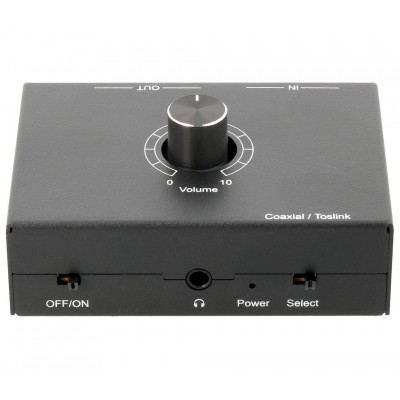 Convertidor de Audio Digital a Analógico con control volumen ACTV141