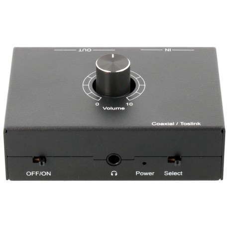 Convertidor de Audio Digital a Analógico con control volumen ACTV141