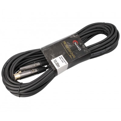 Conexión Audio XLR-Canon macho - hembra, 10.0m, Balanceado - WIR384