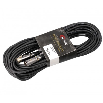 Conexión Audio XLR-Canon macho - hembra, 20.0m, Balanceado - WIR385
