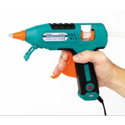 Pistola de pegamento por fusión 100W de Proskit GK-390NF