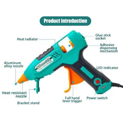 Pistola de pegamento por fusión 100W de Proskit GK-390NF