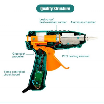 Pistola de pegamento por fusión 100W de Proskit GK-390NF
