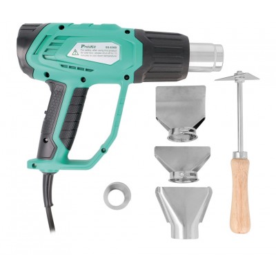 Pistola de aire caliente 50ºC / 600ºC - 2000W de Proskit SS-630B