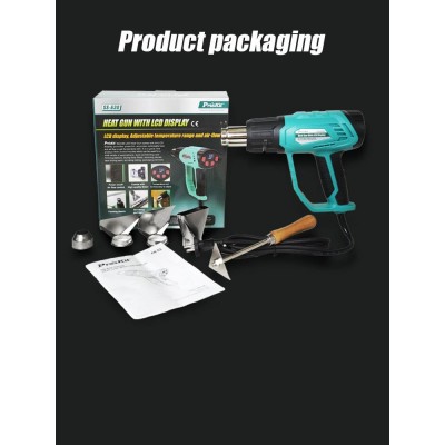 Pistola de aire caliente 50ºC / 600ºC - 2000W de Proskit SS-630B