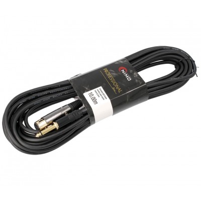 Conexión Profesional XLR-Canon hembra Jack macho mono 6,3mm 10,00m - WIR449