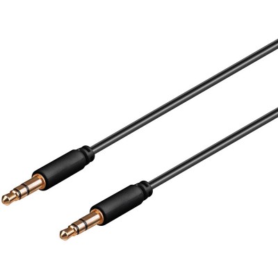 Conexión Jack estéreo 3,5mm macho a macho conectores finos 1.5m - WIR980