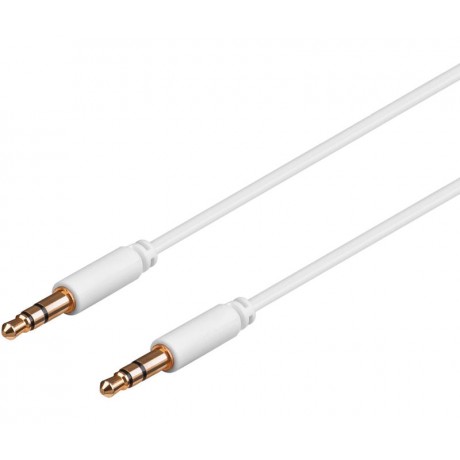 Conexión Jack estéreo 3,5mm macho a macho conectores finos 1.5m - WIR985