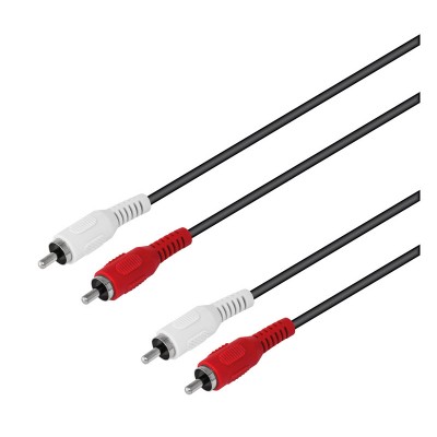 Conexión 2 RCA macho a 2 RCA macho 10m - WIR319