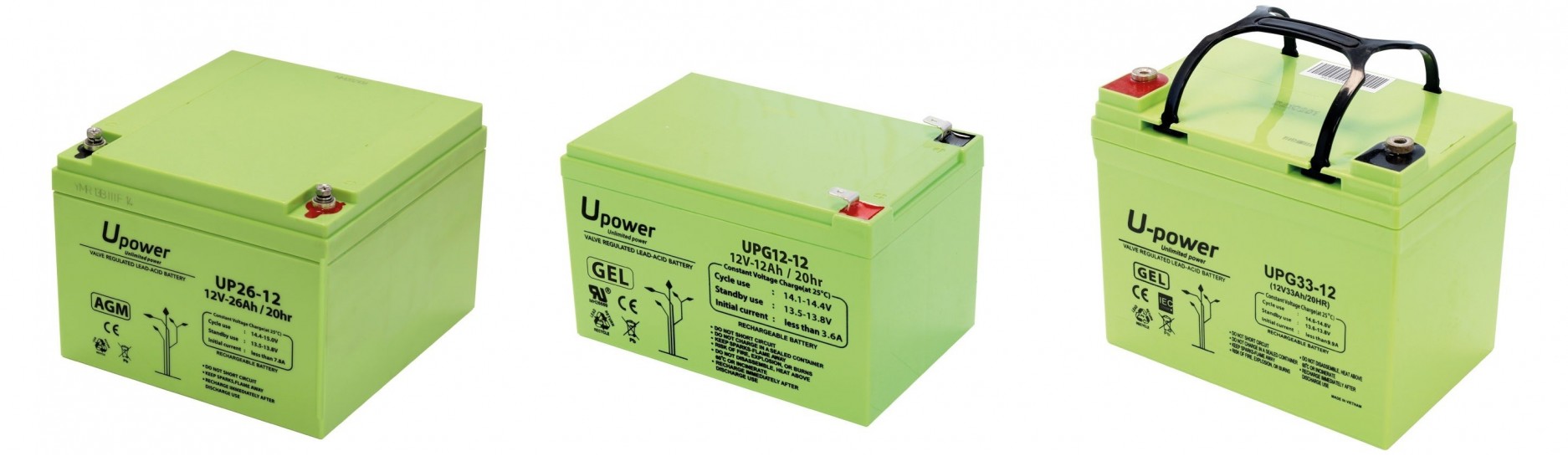 Baterías de Plomo U-POWER | Comprar Baterías de Plomo U-POWER