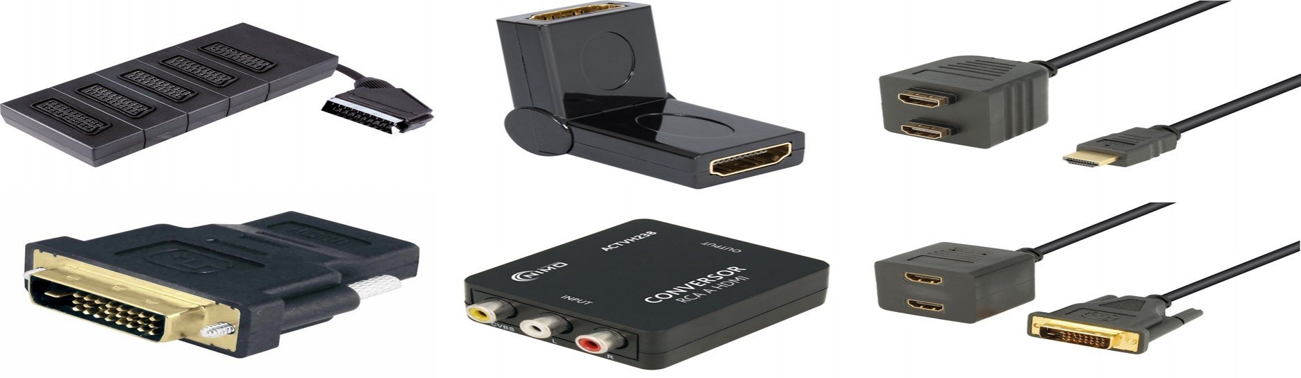 Conmutadores, Divisores, Adaptadores para HDMI, DVI , Displayport y Euroconector | Comprar HDMI