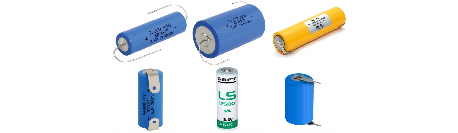 Pilas de Litio 3.6V Industriales | Comprar Pilas Industriales de Litio 3.6V