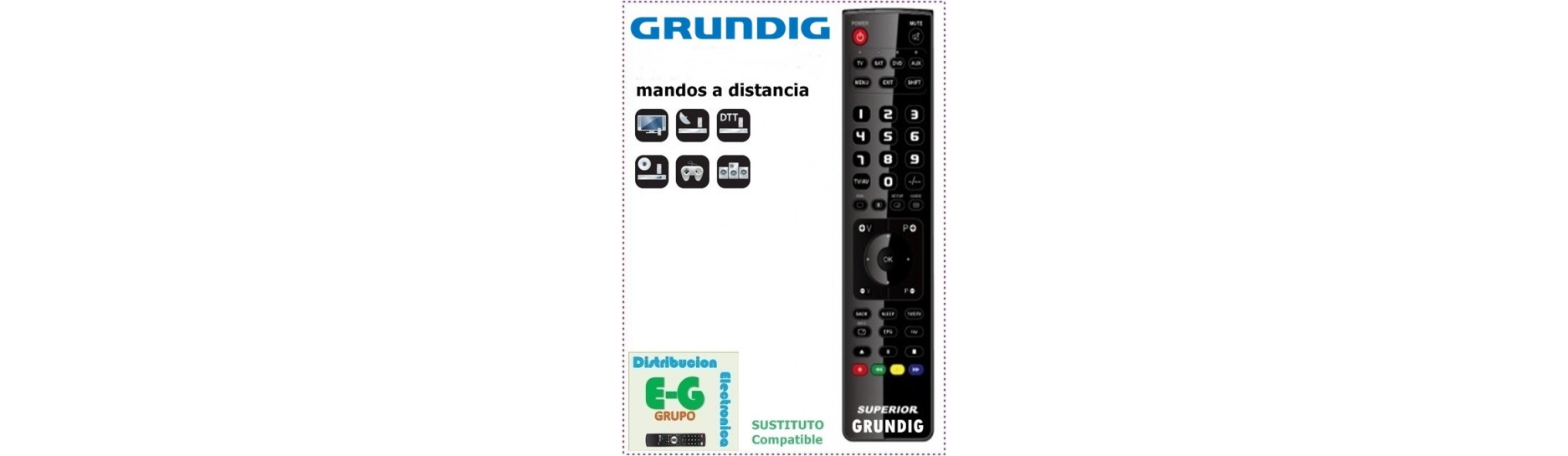 Grundig Mandos para Televisión | Comprar Mandos Grundig para Televisión