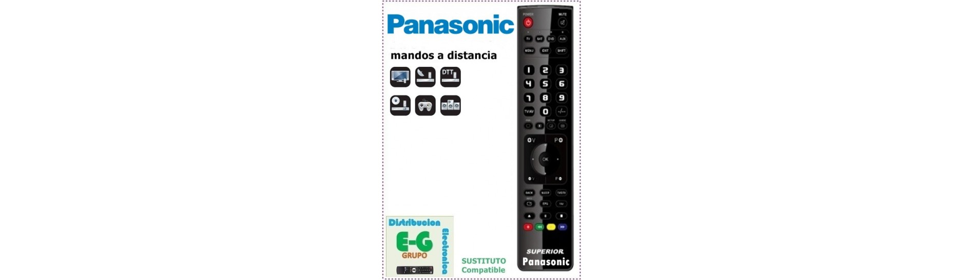 PANASONIC Mandos para Televisión | Comprar Mandos PANASONIC para Televisión