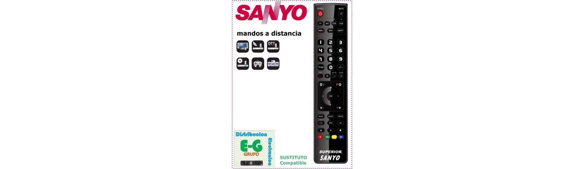 SANYO Mandos para Televisión | Comprar Mandos SANYO para Televisión